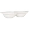 Clayre & Eef 6CEBO0202M Kom Wit 18x7x3 cm 75 ml Keramiek Landelijke stijl