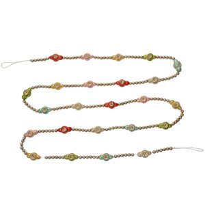 Clayre & Eef 65993 Kerstslinger zilver 180 cm...