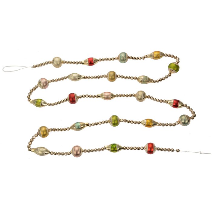 Clayre & Eef 65994 Kerstslinger zilver look 180 cm ijzer