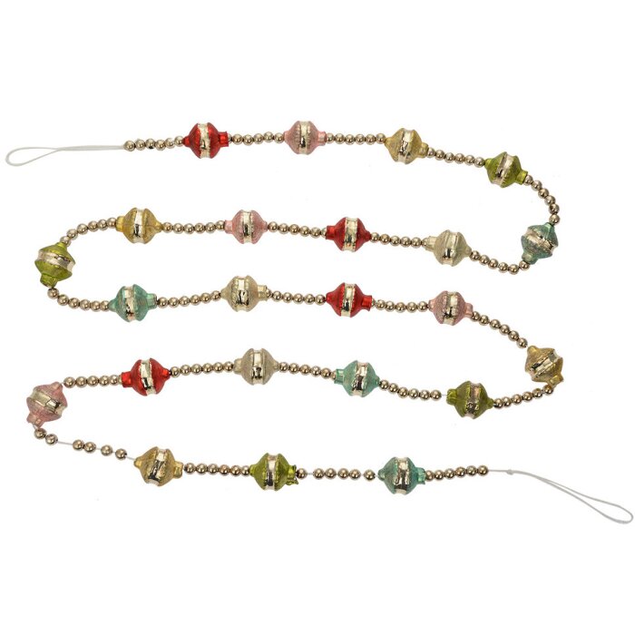 Clayre & Eef 65995 Kerstslinger Zilver 180 cm Feestelijke Decoratie