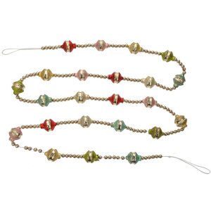 Clayre & Eef 65995 Kerstslinger Zilver 180 cm...