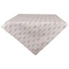 Clayre & Eef BNS01 Tafelkleed 100x100 cm Beige Grijs Konijn Patroon Landhuis