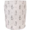 Clayre & Eef BNS50 Broodmandje Beige Grijs 15x16 cm met konijntje motief