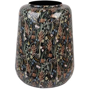 Clayre & Eef 65886 Decoratieve Vaas IJzer Zwart Bruin...