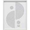 Deknudt S68XH1 fotolijst wit hout 15x20 cm glad helder glas MDF