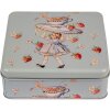 Clayre & Eef 6BL0139 Blik Blauw 17x17x6 cm Retro Vintage