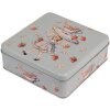 Clayre & Eef 6BL0139 Blik Blauw 17x17x6 cm Retro Vintage