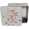 Clayre & Eef 6BL0139 Blik Blauw 17x17x6 cm Retro Vintage