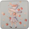 Clayre & Eef 6BL0139 Blik Blauw 17x17x6 cm Retro Vintage