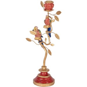 Clayre & Eef 6PR5088 Kaarshouder Goud Rood 17x9x33 cm...