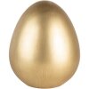 Clayre & Eef Decoratief Ei Goud Ø 17x21 cm met Konijntje Decoratie Paasdecoratie