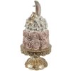 Clayre & Eef Decoratie Taart Ø 17x35 cm Wit Roze Goud Polyresin