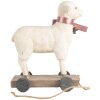 Clayre & Eef Decoratief Figuur Schaap Landelijke Stijl Polyresin Beige Bruin 17x9x20 cm
