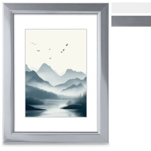 Hama Kunststof lijst Chill Wit Zilver 10x15 cm 13x18 cm...