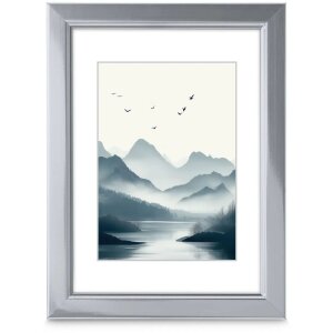 Hama Kunststof lijst Chill Wit Zilver 10x15 cm 13x18 cm 15x20 cm 30x40 cm