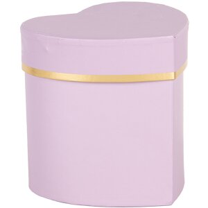 Clayre & Eef 66024PA Geschenkdoos Hart Paars Goud...