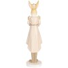 Clayre & Eef 6PR5468 Konijn Decoratie Beige Goud 13x12x47 cm Landelijke Stijl