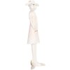 Clayre & Eef Decoratief Schaap Wit Roze 6x4x17 cm Polyresin landelijke stijl
