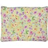 Juleeze JZTB0072 Toilettas groen met bloemenmotief en goudkleurig borduursel