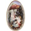 Clayre & Eef decoratie ei 7x11x7 cm landelijke stijl ijzer vintage