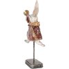 Clayre & Eef 6PR5493 Decoratie Konijn Wit Rood Goud 18x7x34 cm