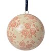 Clayre & Eef 6CE2106M Decoratiebal Ø 8 cm Vintage Keramiek Beige Roze