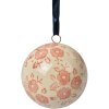 Clayre & Eef 6CE2106S Decoratieve bol keramiek beige roze Ø 6 cm Vintage