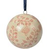 Clayre & Eef 6CE2107M Decoratiebal Keramiek Beige Roze Ø 8 cm