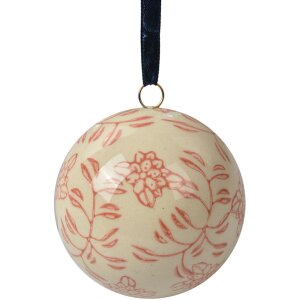 Clayre & Eef 6CE2107S Decoratieve Bal Keramiek Beige...