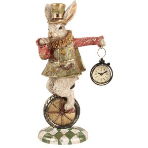 Clayre & Eef decoratief beeldje konijn vintage...