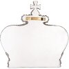 Clayre & Eef Wanddecoratie Kroon Zilverkleurig 25x6x24 cm