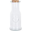 Clayre & Eef Decoratief Flesglas met Kurkdeksel 7x18 cm Vintage Retro