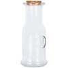 Clayre & Eef Decoratief Flesglas met Kurkdeksel 7x18 cm Vintage Retro