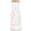 Clayre & Eef Decoratief Flesglas met Kurkdeksel 7x18 cm Vintage Retro