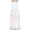 Clayre & Eef Decoratieve fles met kurken deksel Ø 9x21 cm Transparant