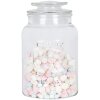 Clayre & Eef 6GL5053 Voorraadpot met deksel retro vintage glas 11x19 cm