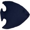 Clayre & Eef Sierkussen Vis Maritiem Design Wit Blauw 40x45 cm