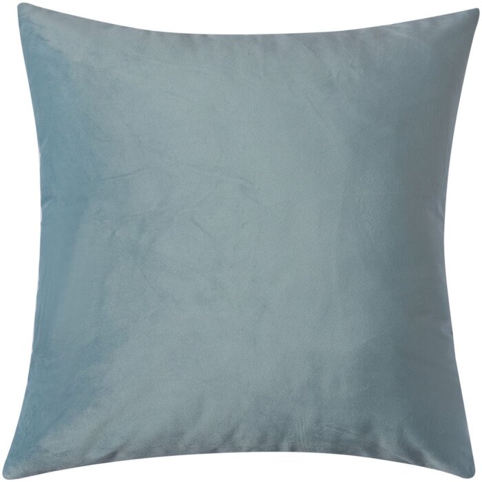 Clayre & Eef Kussenhoes 45x45 cm Blauw Landelijke Stijl Makkelijk Onderhoudbaar