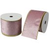 Clayre & Eef LI0128F Lint Roze-Goud 6,3 cm x 5 m