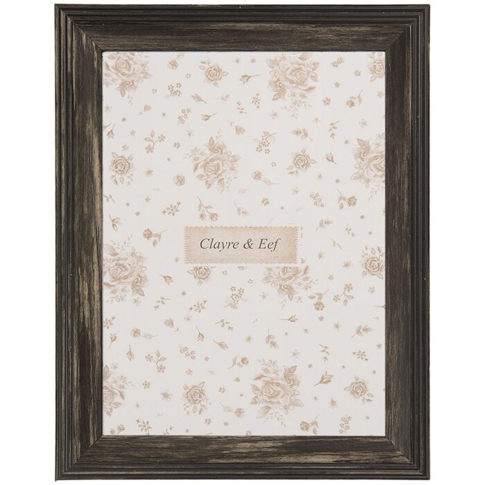 Clayre & Eef 2F1269M Fotolijst Zwart 17x1x22 cm Vintage Fotolijst