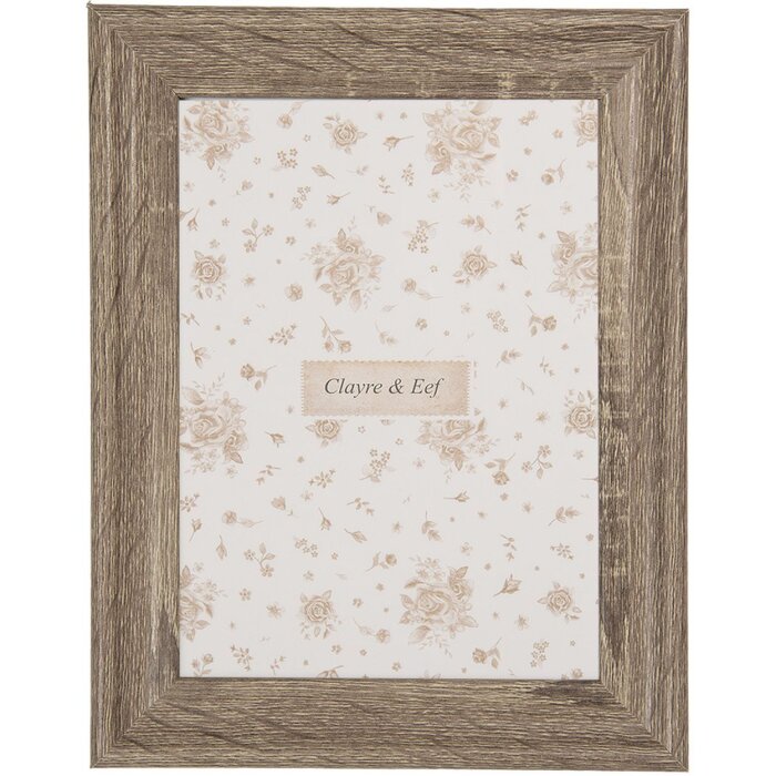 Clayre & Eef Fotolijst 2F1272L Bruin 15x20 cm Boho Design MDF Glas
