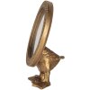Clayre & Eef 62S308 Decoratieve Staande Spiegel Goudkleurig 13x6x16 cm