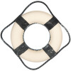 Clayre & Eef 66068 Decoratie Reddingsboei Wit Blauw Ø 31x6 cm