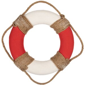 Clayre & Eef Decoratie Reddingsboei Ø 37x7 cm...