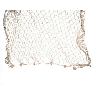 Clayre & Eef 66072 Decoratie Visnet Beige 200x400 cm...