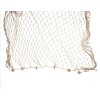 Clayre & Eef 66072 Decoratie Visnet Beige 200x400 cm Landelijke stijl