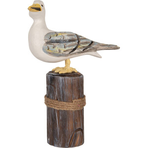 Clayre & Eef Decoratieve Vogels op Houten Stokken...