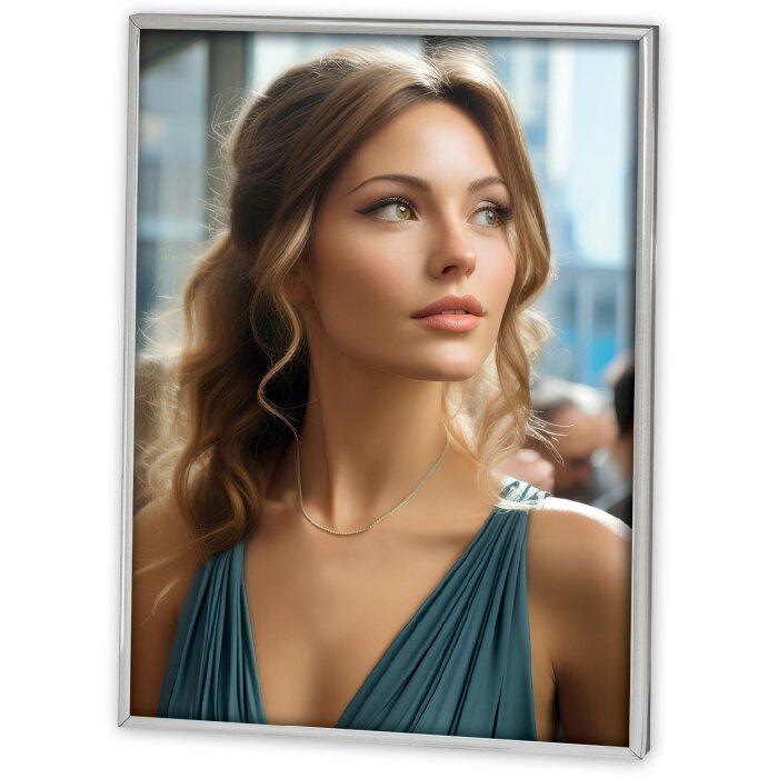 ZEP hoogglans fotolijst 120S22 zilver 15x20 cm
