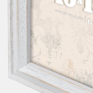 ZEP Photo Gallery Rosel Wit houten lijst voor 2 fotos 10x15 cm vintage design
