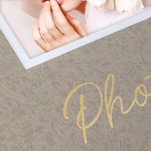 ZEP Fotoalbum Dante Beige 24x24 cm 40 witte paginas met glassine